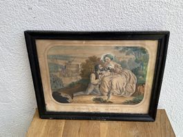 superbe Gravure représentant  « L’automne »